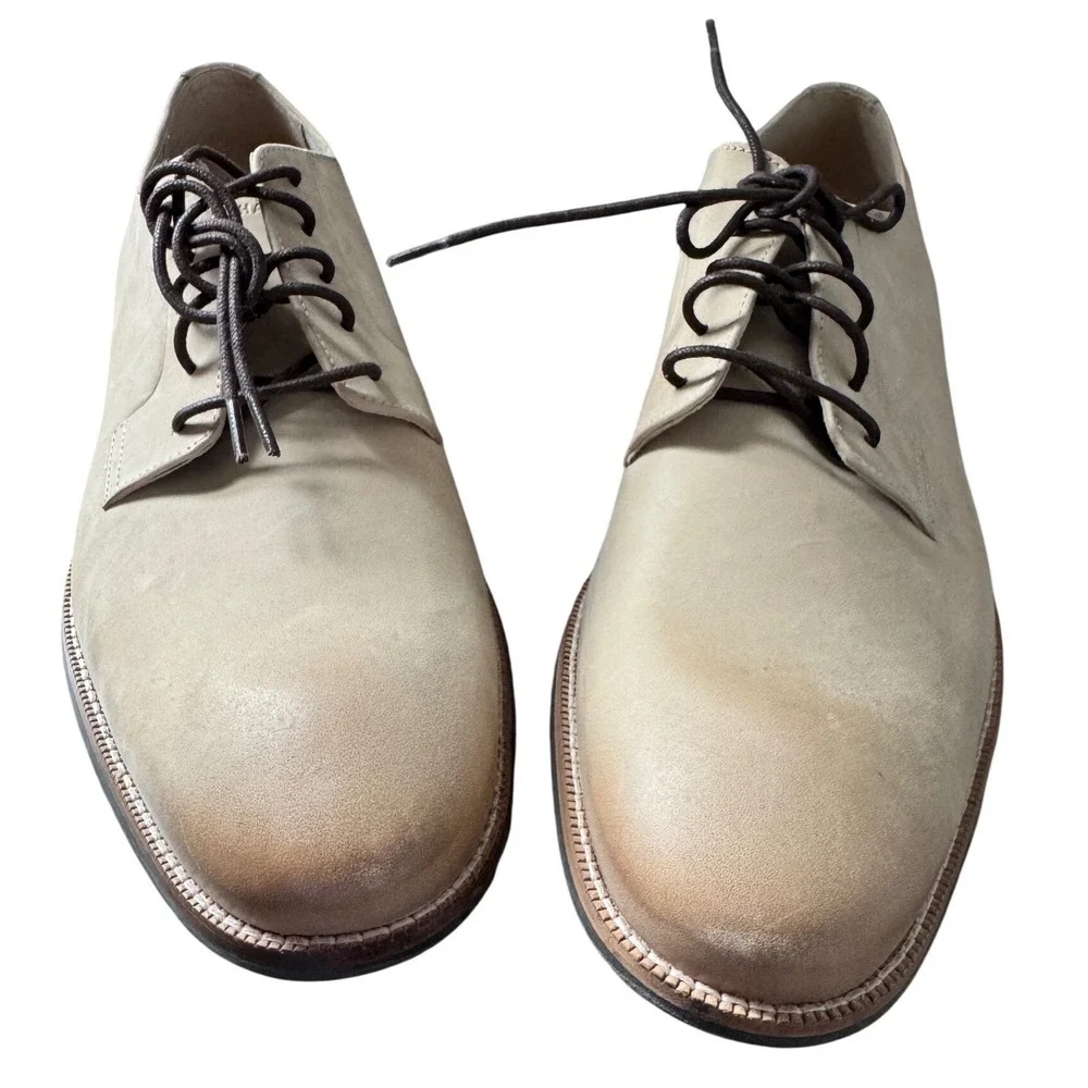 Cole Hann Men Mocassins SAWYER PLAIN OXFORD MORTAR‎ NUBUCK MEN'S 11.5